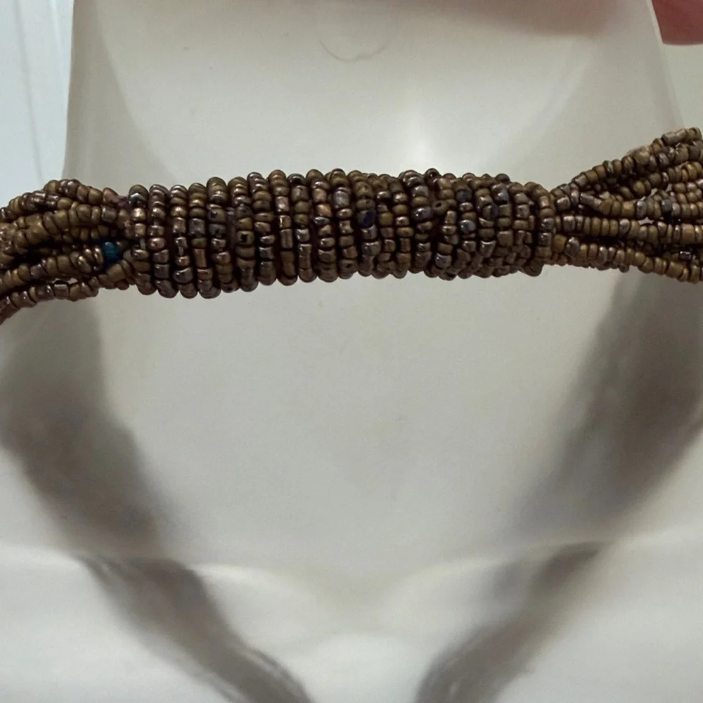 ❤️3 for $15!❤️ Vintage Chic Multi-Strand Brown Necklace